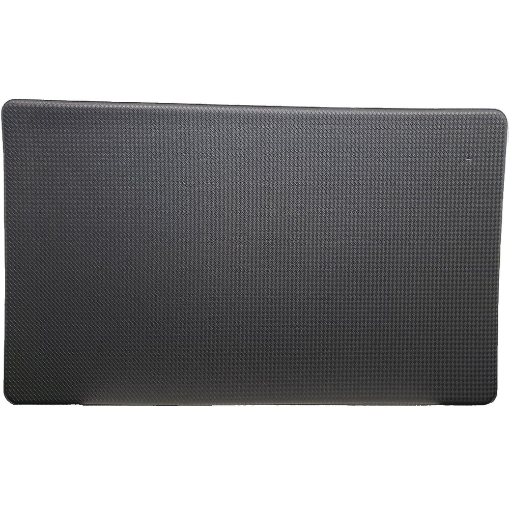 ANTI-FATIGUE NONSLIP PVC FLOOR MAT (18" x 30") BLACK COLOR, CE